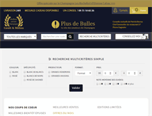 Tablet Screenshot of plus-de-bulles.com